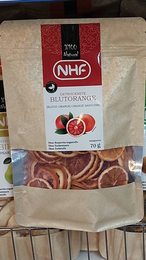 NHF Getrocknete Blutorange 100 g