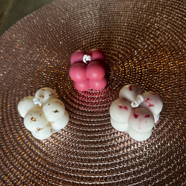 kleine bubble kaarsen