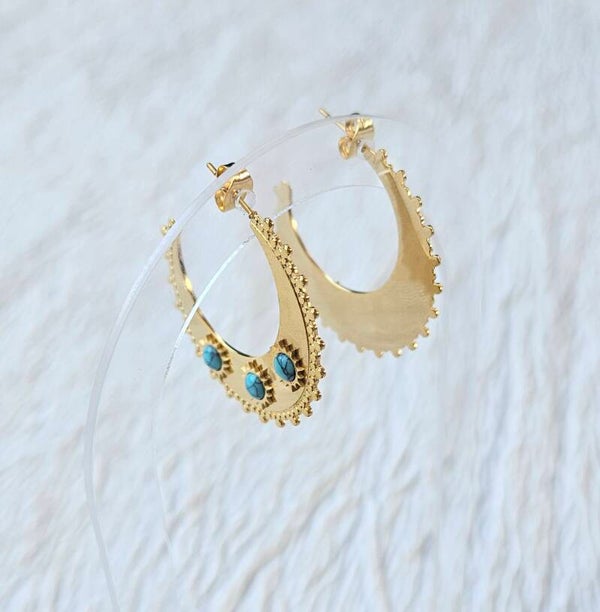 Boucles Turquoise Maya