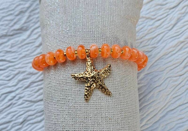 Bracelet Étoile de Mer Corail