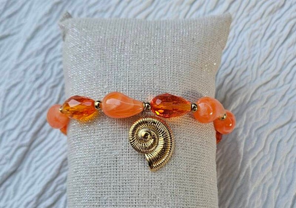 Bracelet Nautile Corail