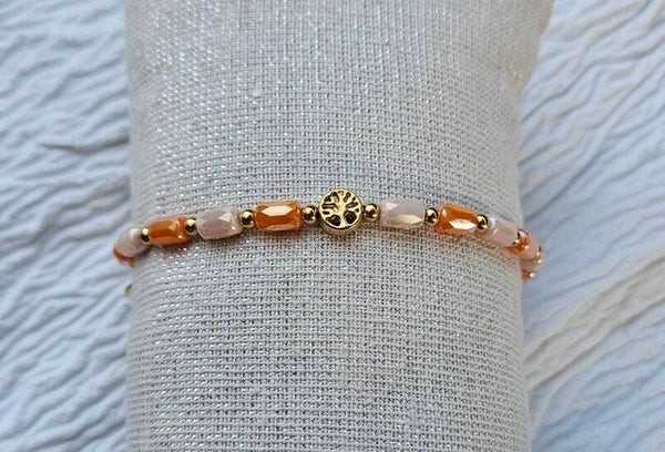 Bracelet Arbre de Vie Corail
