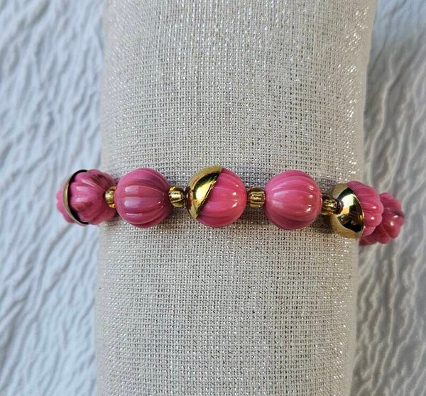 💖 Bracelet Perles Rose Élégance