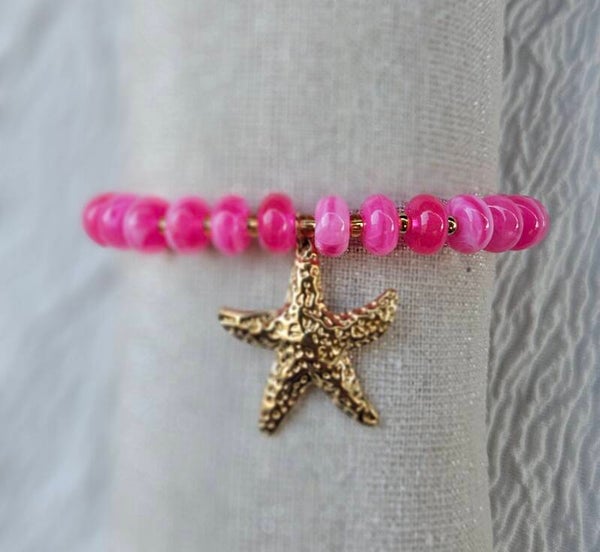 ⭐ Bracelet Étoile Rose