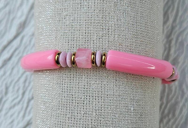 🌸 Bracelet Rose Tendre