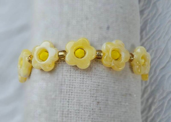 Bracelet Marguerite Ensoleillée 🌼☀️