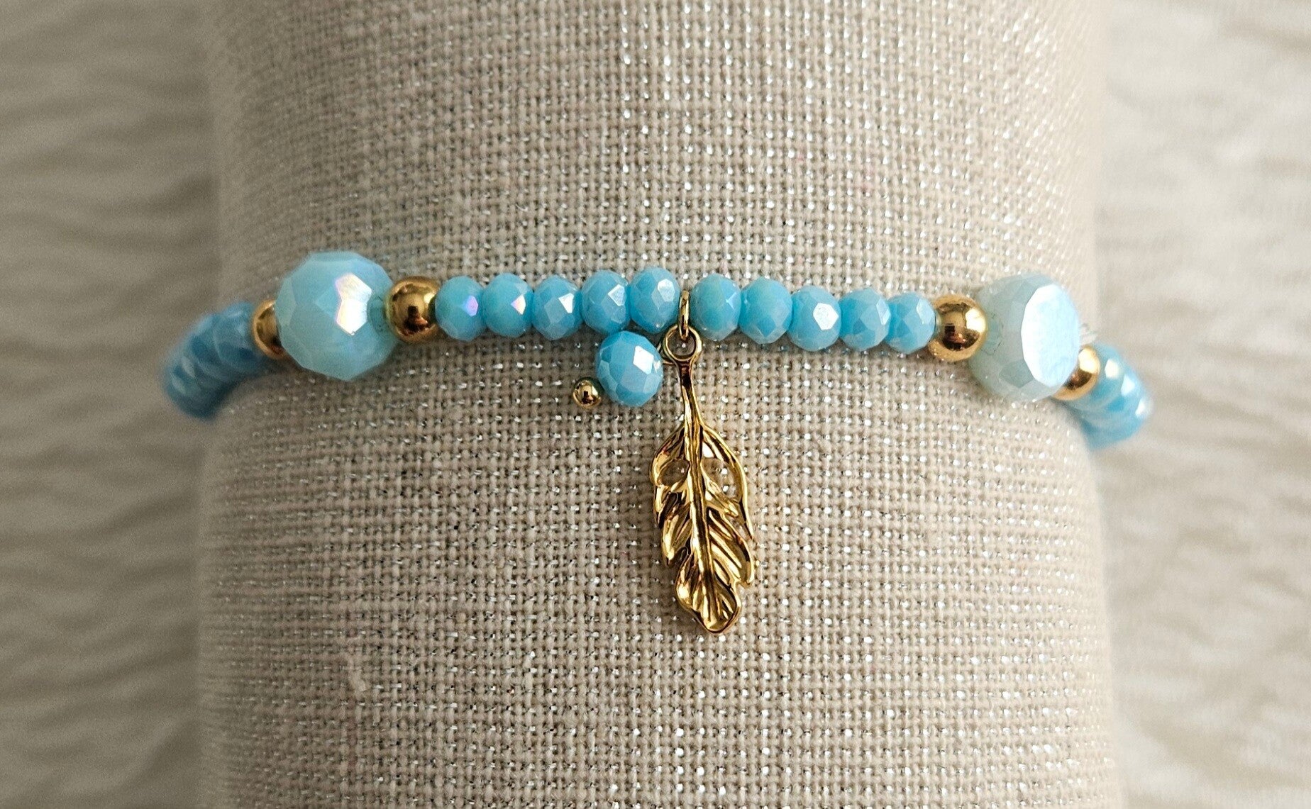 Bracelet Plume Céleste
