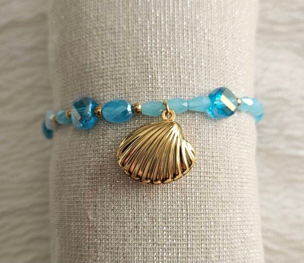 Bracelet Coquillage Azur