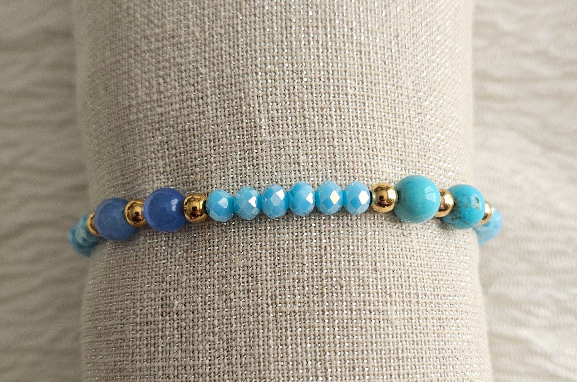 Bracelet Harmonie Bleu Céleste