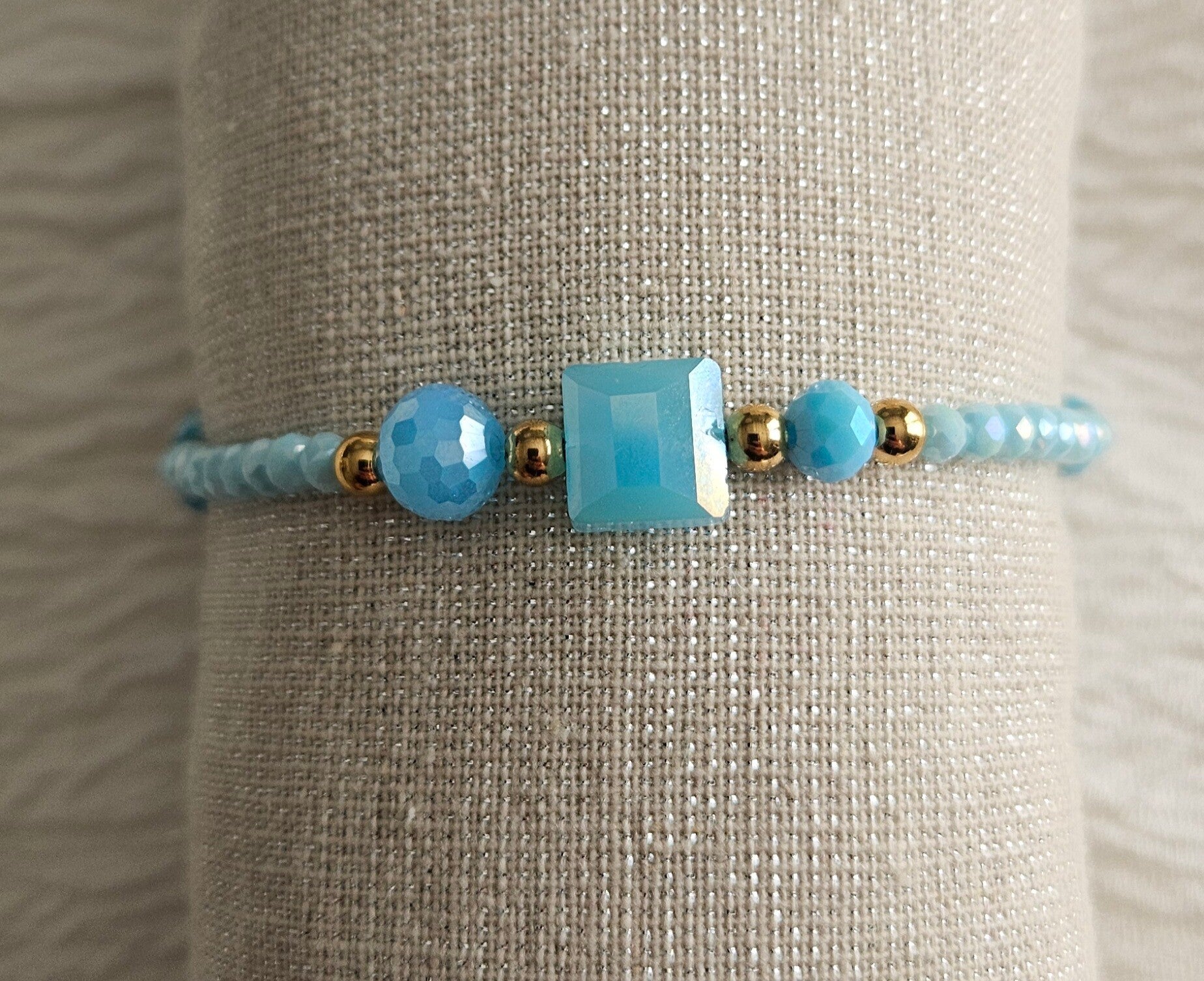 Bracelet Bleu Ciel Élégance