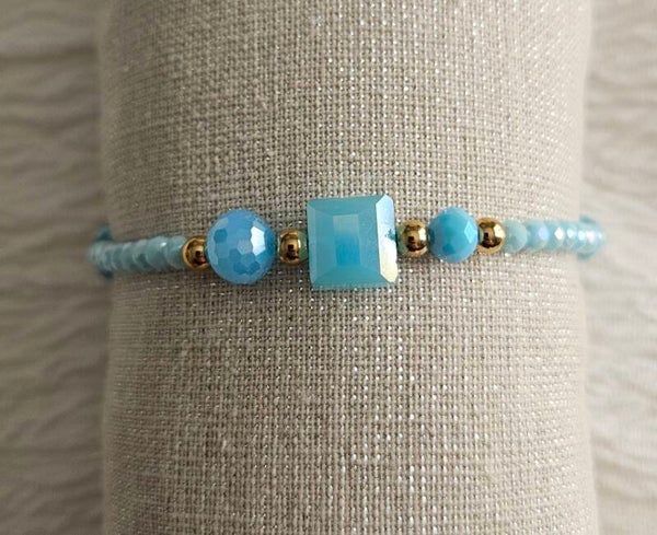 Bracelet Bleu Ciel Élégance