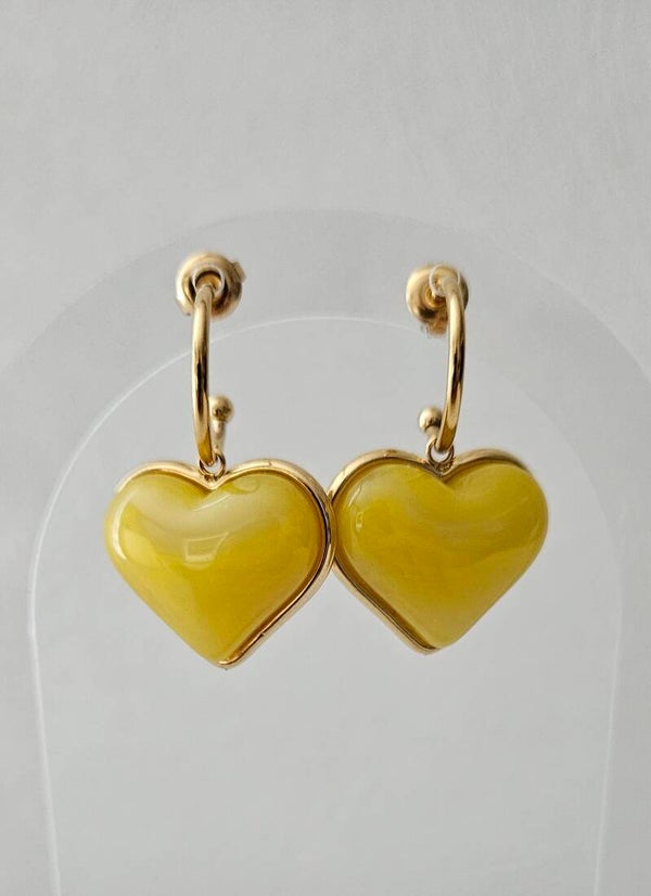💛 Boucles Cœur Soleil