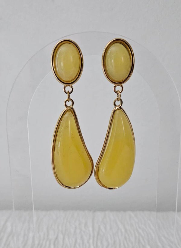 Boucles d'oreilles Goutte de Miel