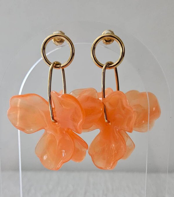 Boucles d'oreilles Fleur Sunset 🌅