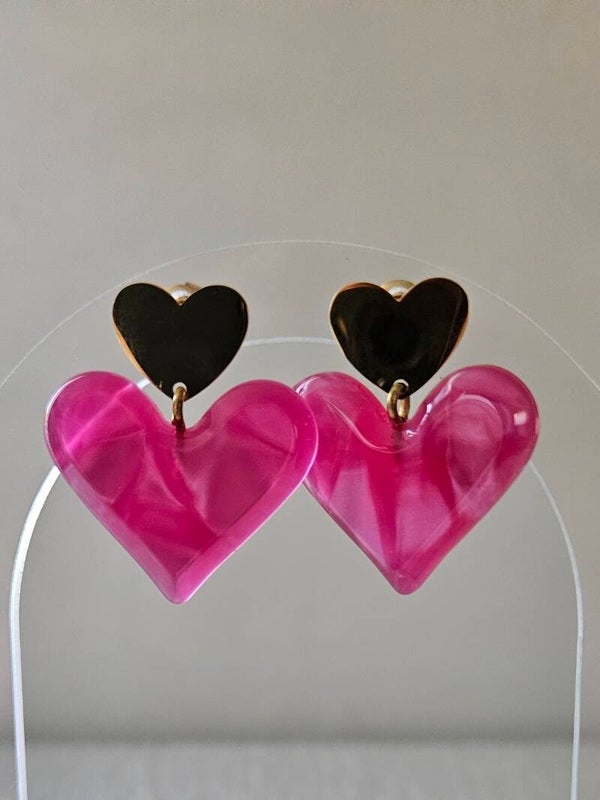 💖 Boucles d'oreilles Love Pop