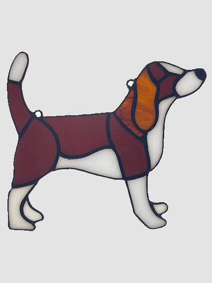 Tiffany glaskunst te koop: Beagle