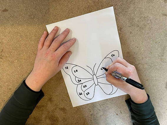 Tiffany glaskunst: Ontwerp nummeren