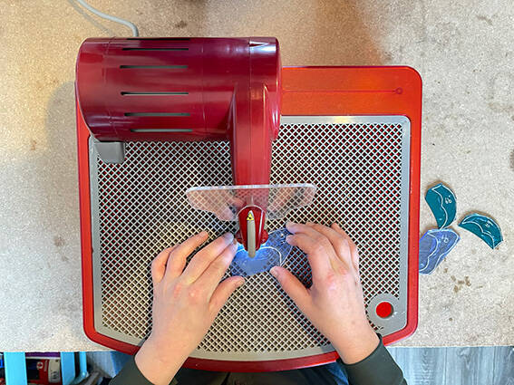 Tiffany glaskunst: Glas zagen