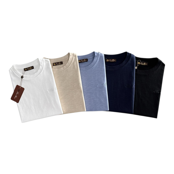 Loro Piana FF08 T-shirt – Luxe Korte Mouw | Ref. FF9105 | All-Season Comfort | Maten XS–XXXL