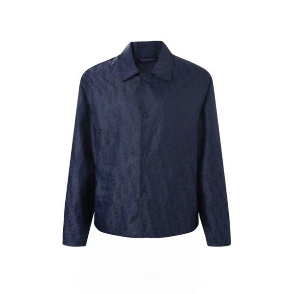 Dior Blue Tech Jacquard Jas DH – Oblique Lasertextuur | Waterafstotend & Ademend | Maten 46–52 Referentie : 593C418A6479_C589