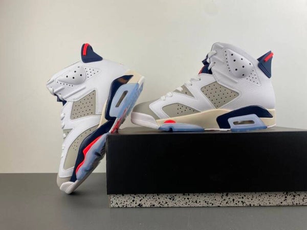 Air Jordan 6 Retro 'Tinker' X4 – White/Grey/Infrared | Maten 40–47.5 | Artikel 384664-104 | Originele Versie