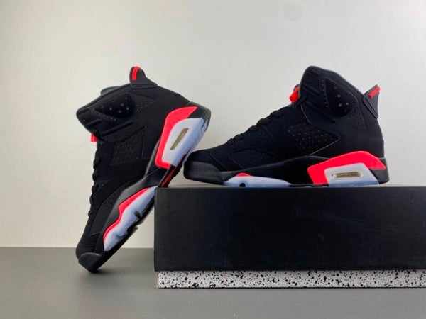 Air Jordan 6 Retro 'Infrared' – OG Zwart & Rood | Maten 40–47.5 | 32e Editie | Artikel 384664-060