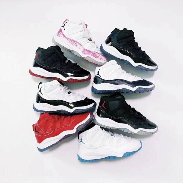 Jordan 11 Look Kinderschoenen | Hoog Model Sportschoenen | Diverse Iconische Kleuren