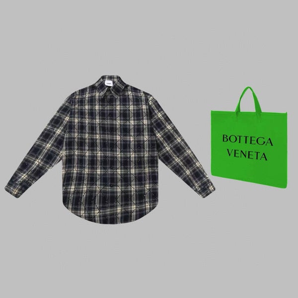 Bottega Veneta Overhemd DBB00235 – Minimalistisch Designer Shirt | Luxe Italiaanse Stijl | Maten M–XXXL