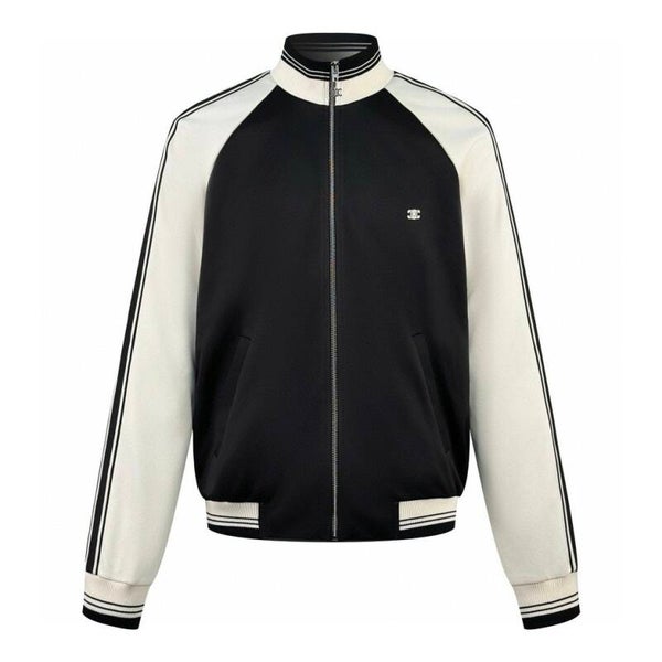 Céline JJ 192 CE Trackjack – Zwart-Witte Sportieve Jas met Logo | Ref. JJ8265 | Maten S–XXL