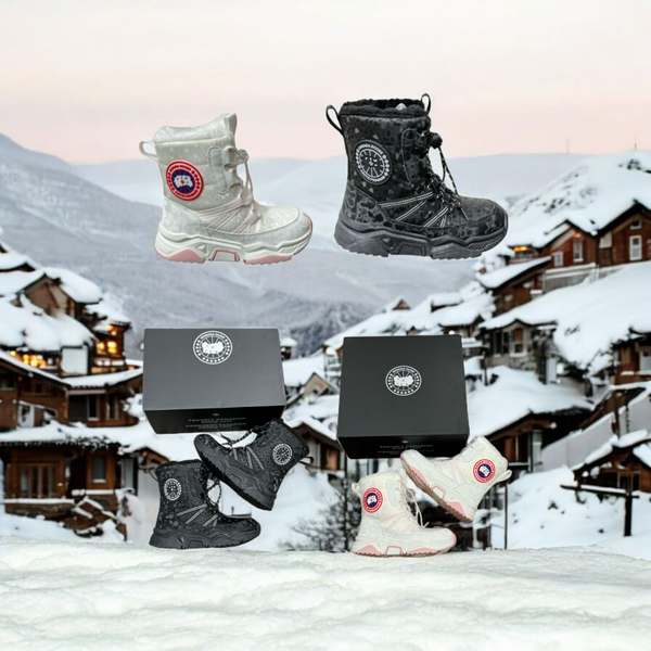 Kinder Sneeuwlaarzen Luxe Stijl | Waterdicht, Warm Gevoerd & Hoge Grip | Arctic Look