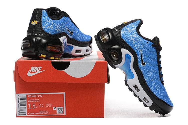 Nike Air Max Plus TN Jeugd Blauw/Zwart | Opvallende Sneakers Kids