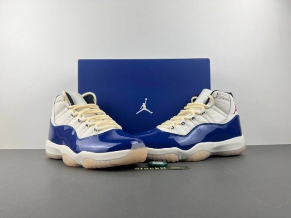 Air Jordan 11 "Rare Air – Precious Air" – Toxic Versie 8 | Wit/Blauw/Rood | Maten US 7–14 | Artikel IH0296-400 | Release 1 Okt