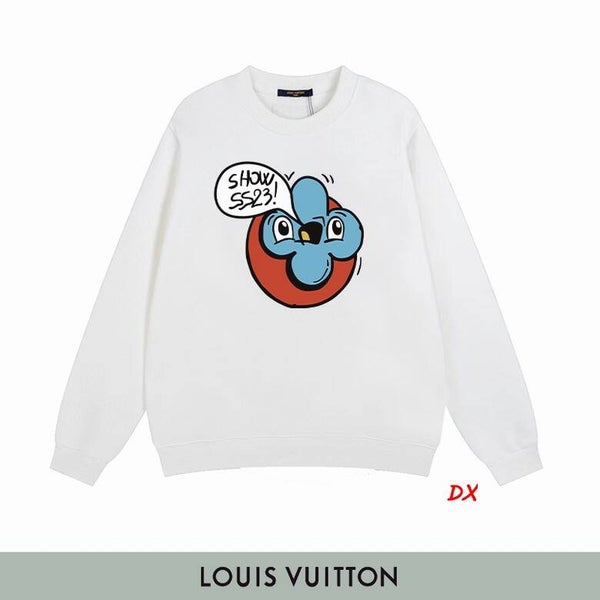 LV Kinder Sweatshirt – Cartoonprint “SHOW SS23!” – Zwart/Wit – Maat 100–160