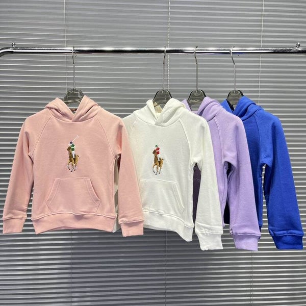 Polo Ralph Lauren Kinderhoodie 'Big Pony' Fleece - Diverse Kleuren | Maat 90-160