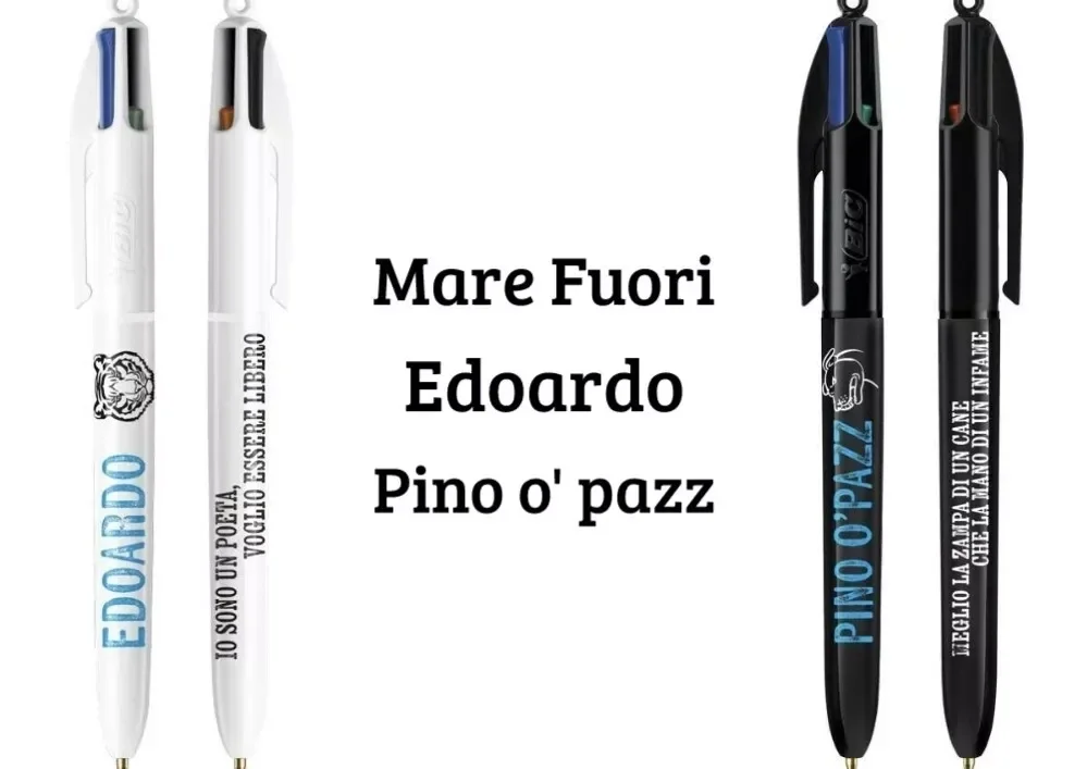 PENNA 4 COLORI BIC EIDZIONE LIMITATA "MARE FUORI"