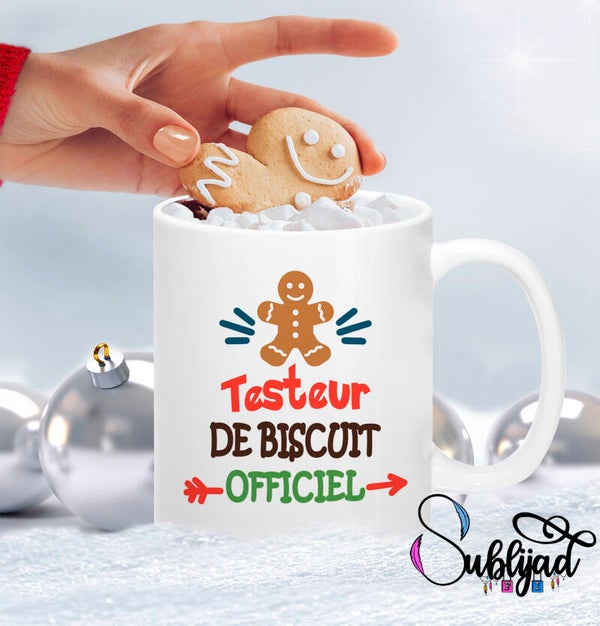 TASSE Mug Idée Cadeau Testeur de biscuit officiel