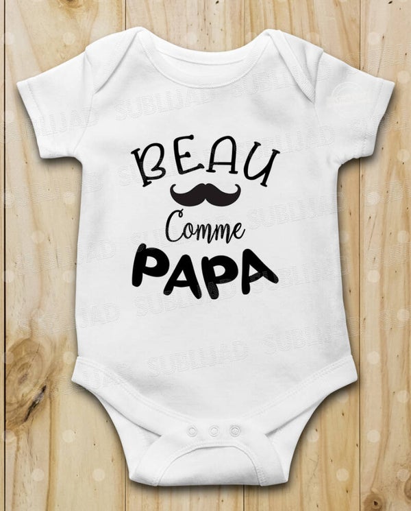 Body bébé Beau comme Papa