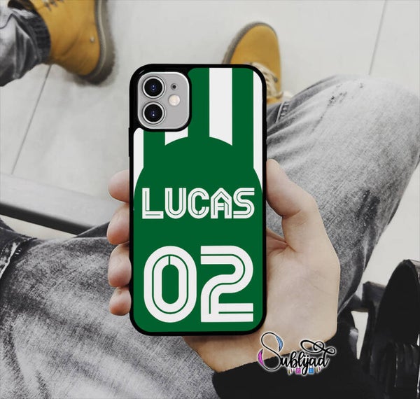 COQUE ETUI iPhone Saint etienne personnalisable avec Prénom et Numéro de votre choix Football