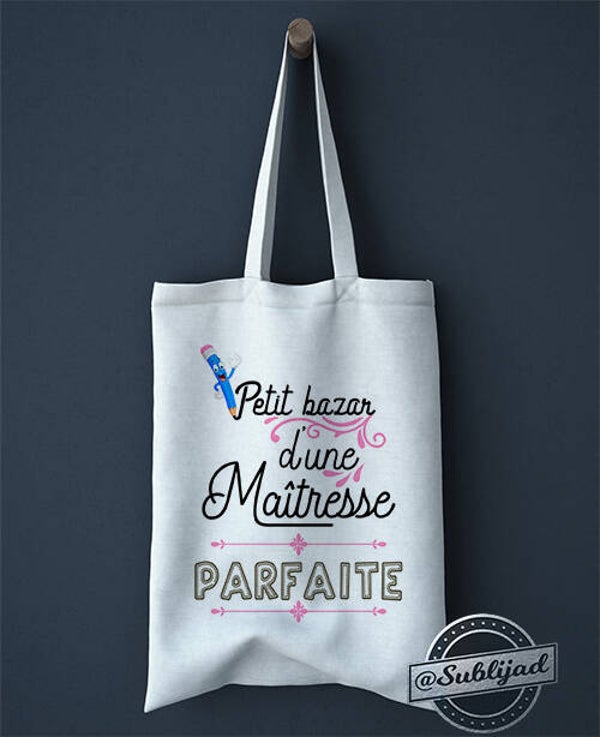 SAC TOTE BAG petit bazar d'une maîtresse parfaite