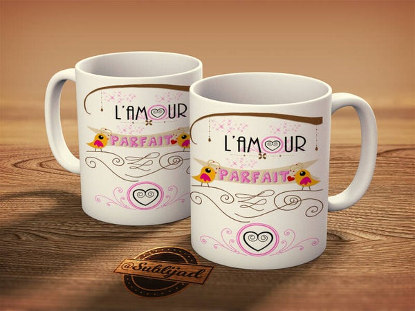 TASSE Mug personnalisé L'amour parfait idée cadeau original Fête des Mères