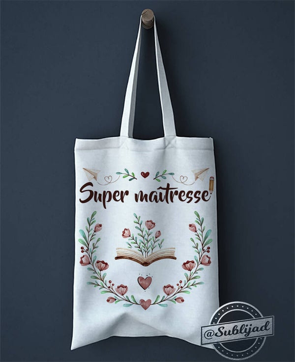 SAC TOTE BAG Super maîtresse idée cadeau fin d'année