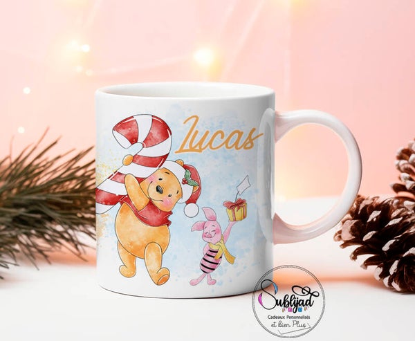 TASSE Mug illustretion personnalisable avec prénom Idée Cadeau Noel
