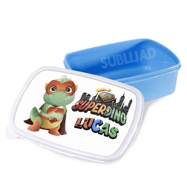 Lunch Box boîte à repas SuperDino Personnalisable avec prénom