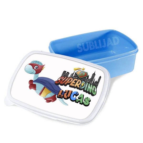 Lunch Box boîte à repas SuperDino Personnalisable avec prénom
