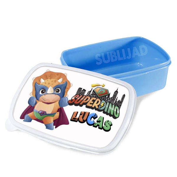 Lunch Box boîte à repas SuperDino Personnalisable avec prénom