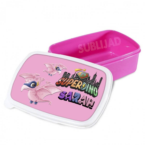 Lunch Box boîte à repas SuperDino Personnalisable avec prénom