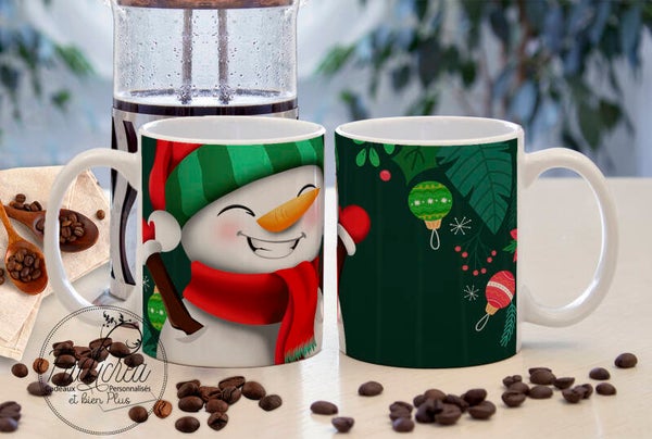 TASSE Mug Idée Cadeau Noël bonome de neige