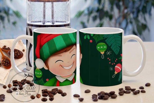 TASSE Mug Idée Cadeau Noël Elf