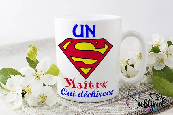 TASSE Mug Super mître idée de cadeau pour la fin de l'année scolaire