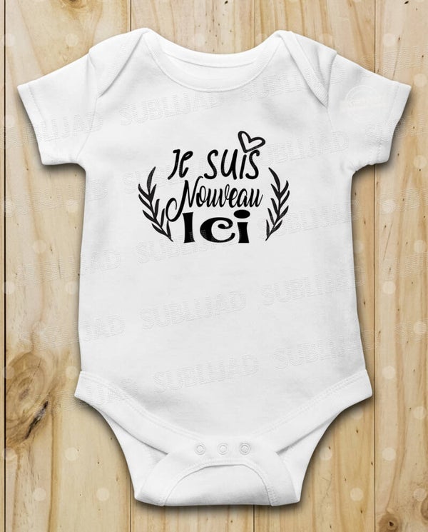 Body bébé Je suis nouveau ici